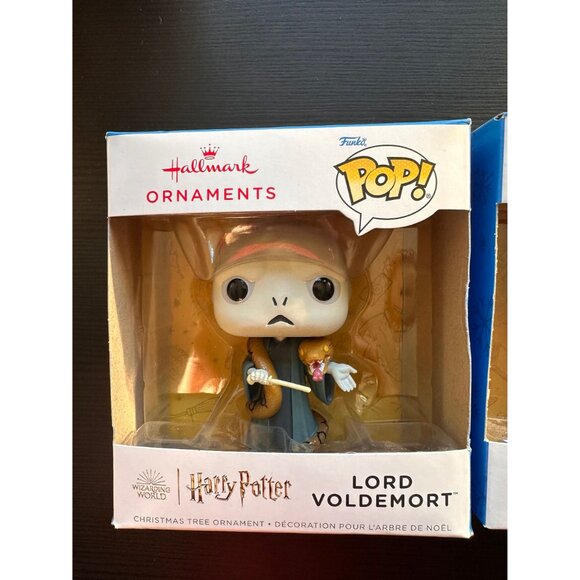 Harry Potter Funko Pop! Ornaments Set, Lord Voldemort, Hermione Granger Set of 3 - Picture 4 of 7